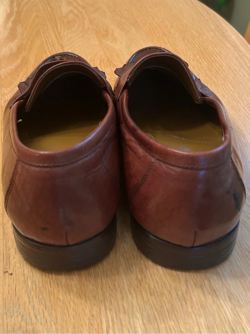 Angelo Cellini Brown Leather Tassel Dress Loafers- Regency Collection